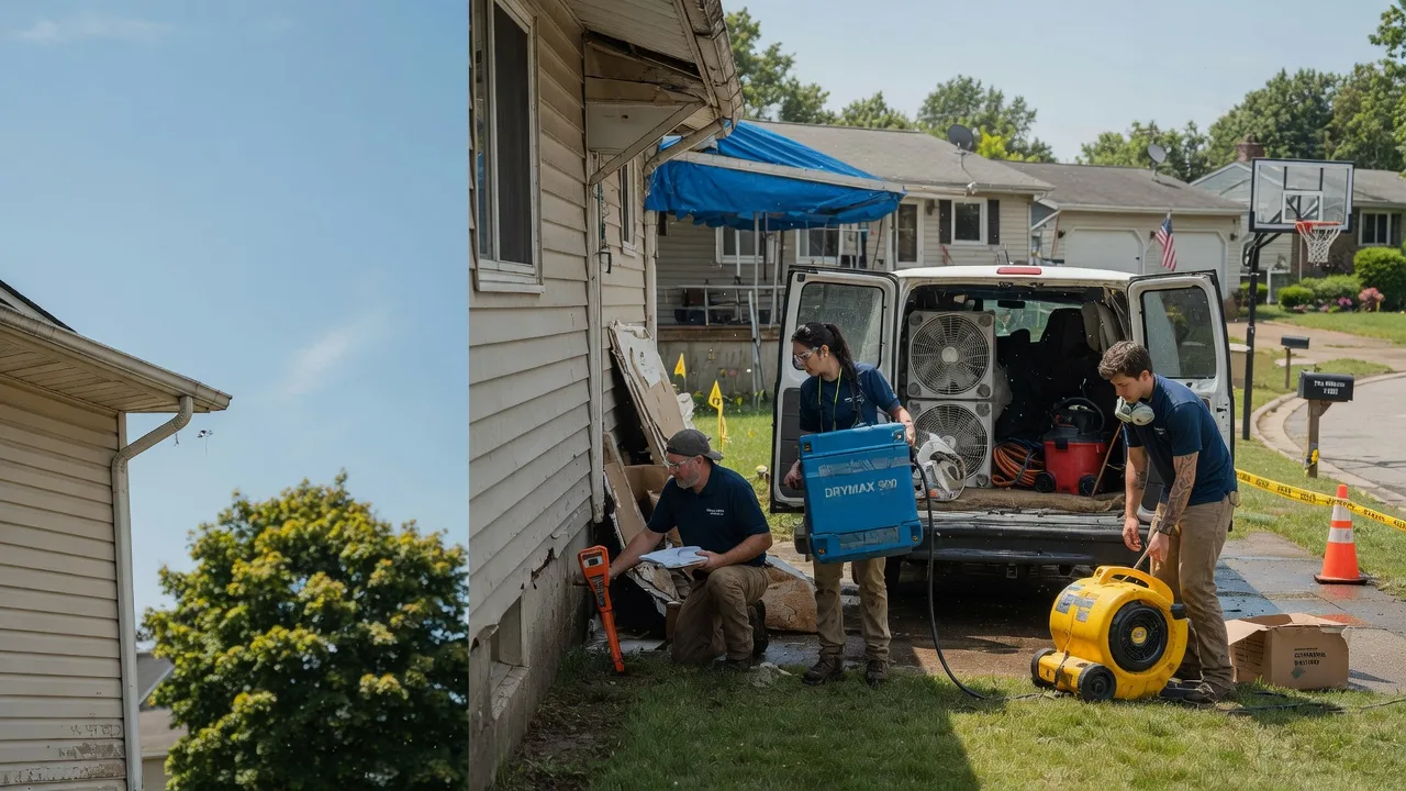 Ceiling Leak Cleanup in Little Chute, WI near me